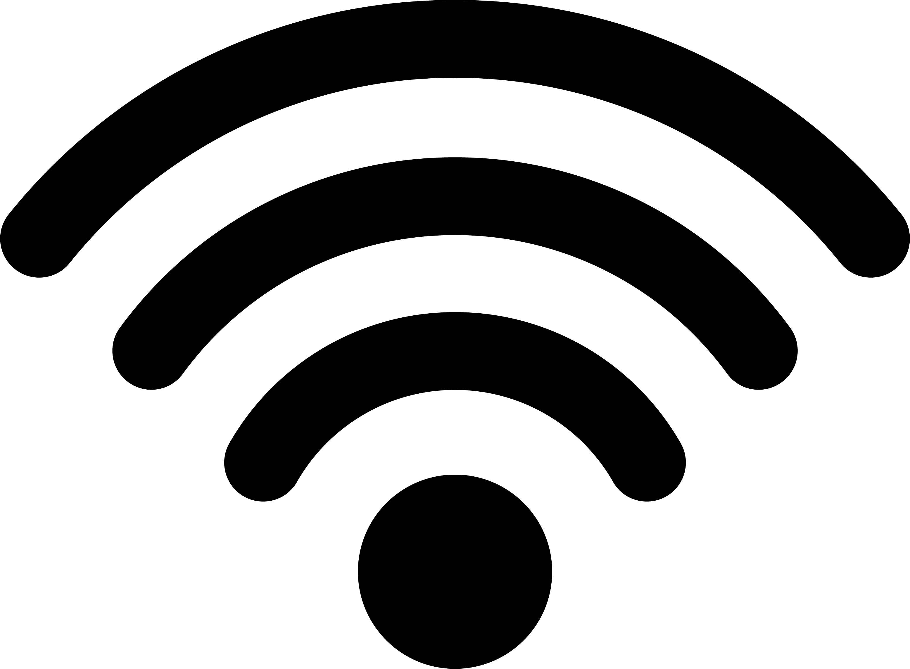 Wireless wifi signal icon representing internet service