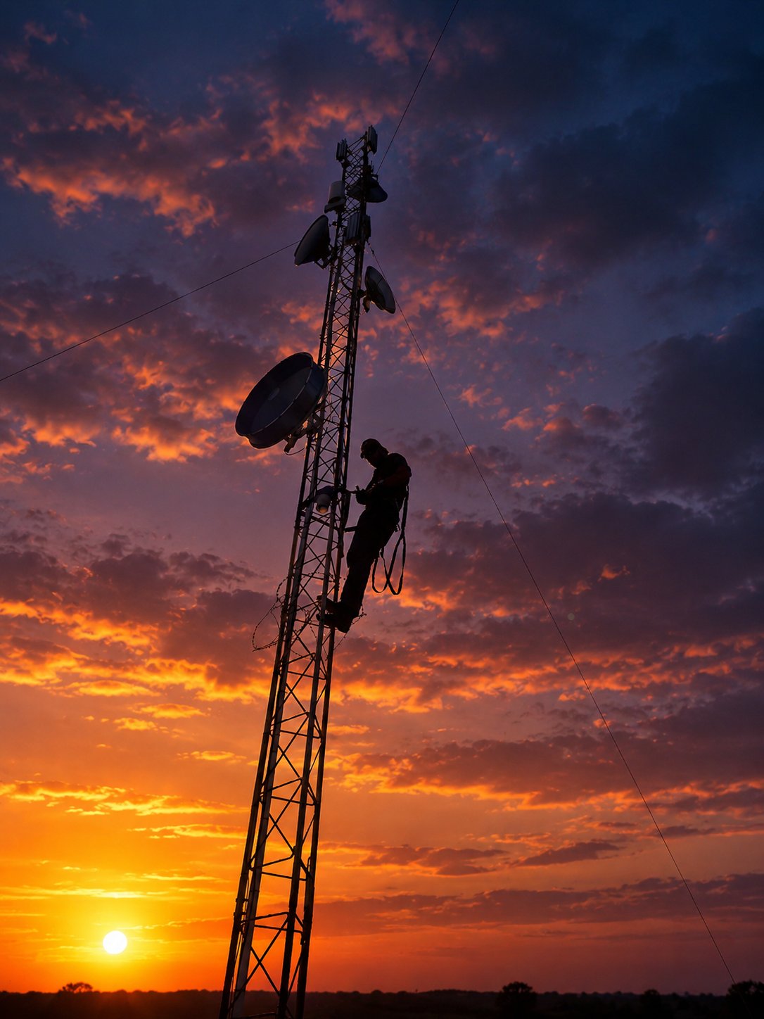 True Technologies wireless network illustration